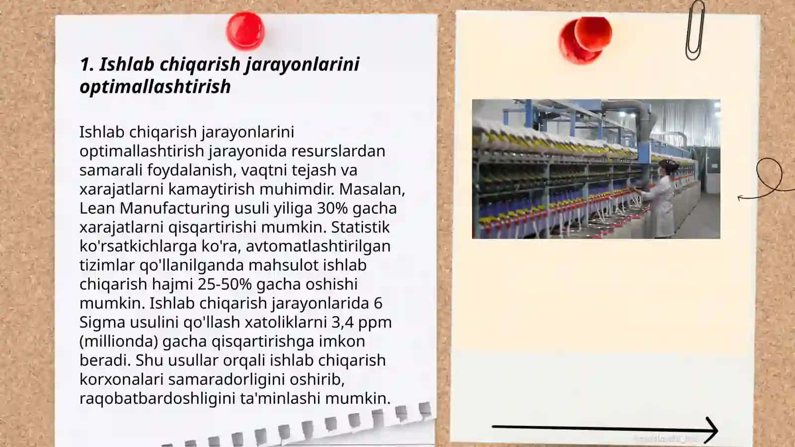 Ishlab chiqarish jarayonlarini optimallashtirish 3