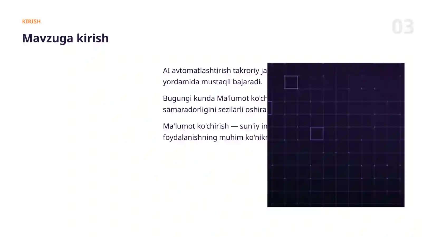 AI AVTOMATLASHTIRISH 3