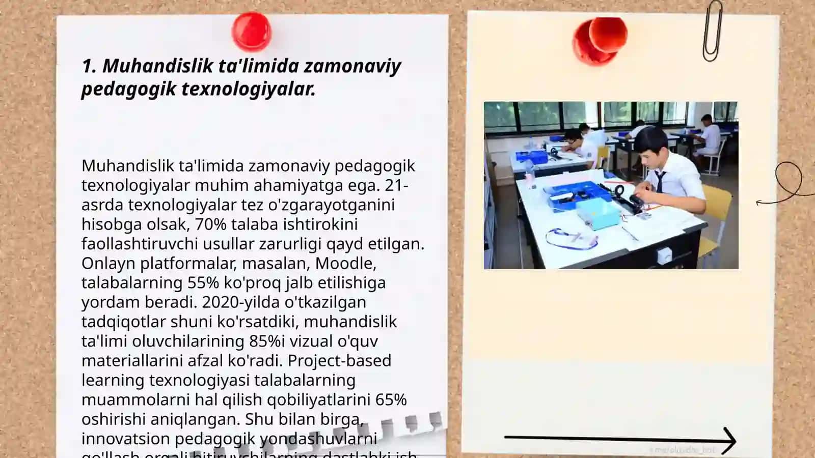 Muhandislik Ta'limida Innovatsion Ta'lim Texnologiyalaridan Samarali Foydalanish 3