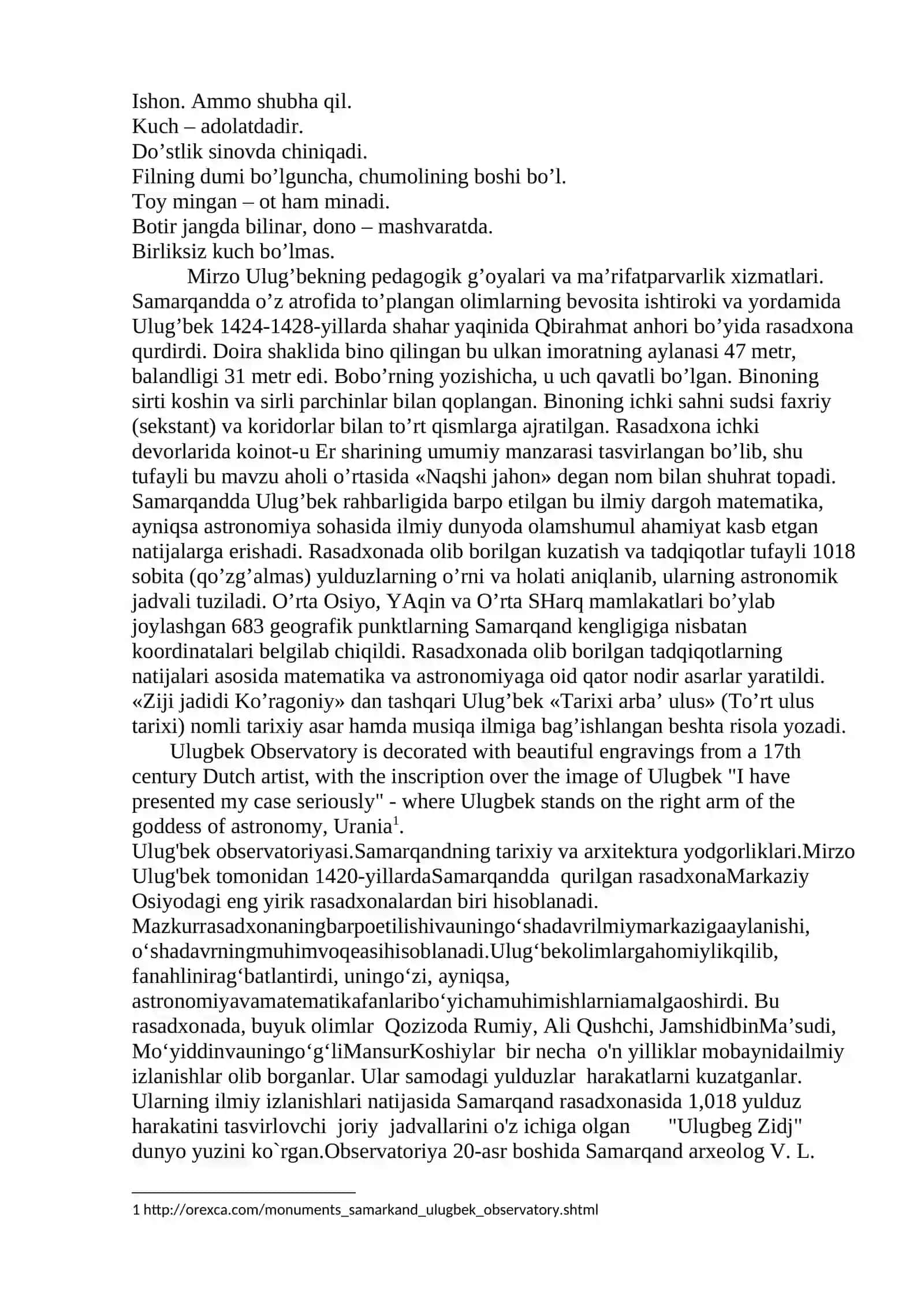 XIV ASR VA XIX ASRNING BIRINCHI YARMIDA TARBIYA. MAKTAB VA PEDAGOGIK FIKRLAR 3