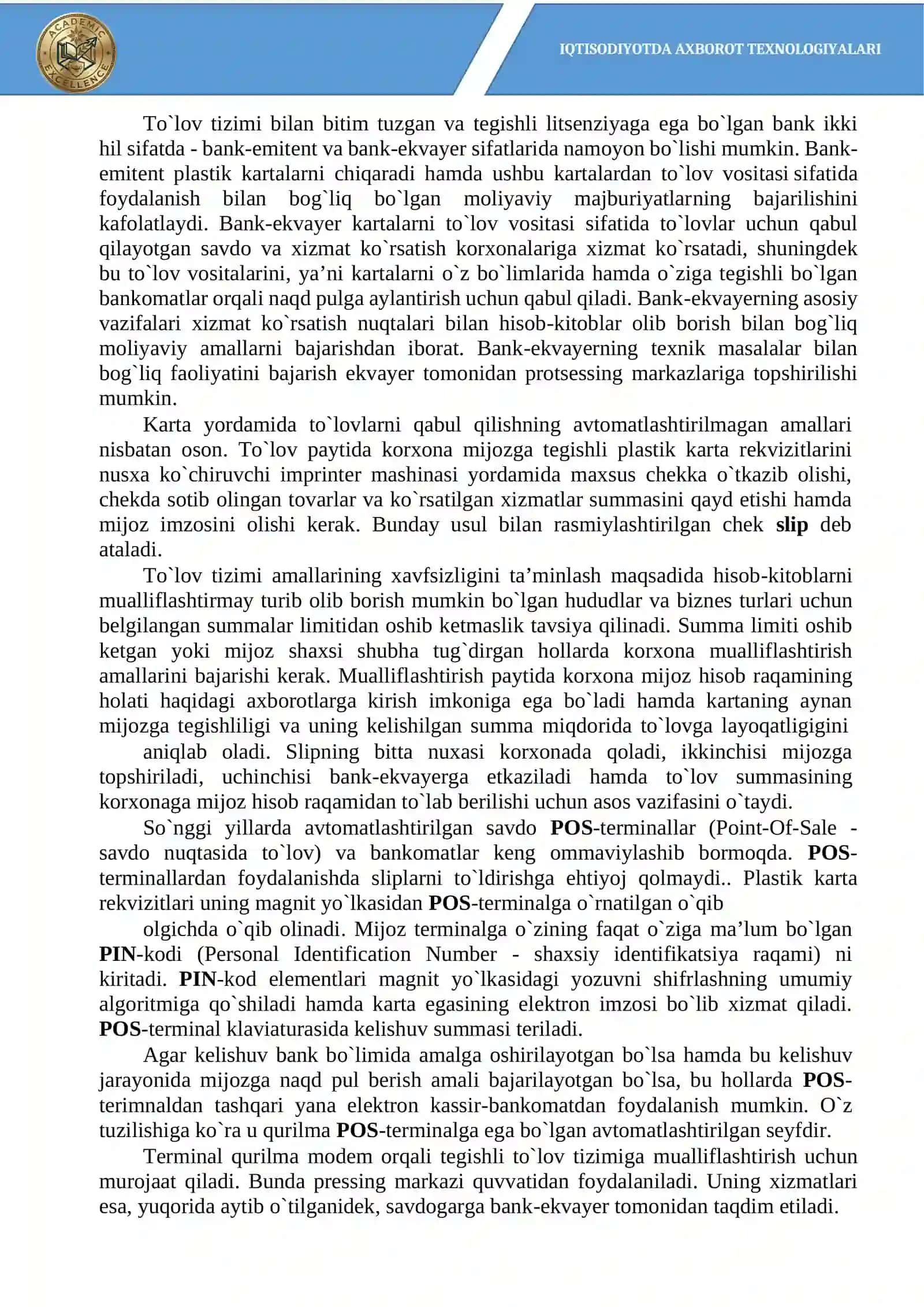 Elektron to‘lov tizimlari va fintex innovatsiyalari 3