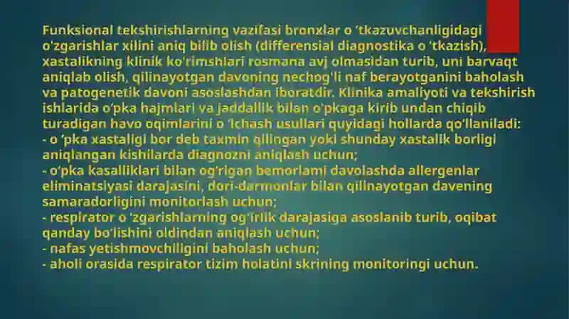 NAFAS OLISH SISTEMASI KASALLIKLARINI O’RGANISHNING ZAMONAVIY USULLLARI 3