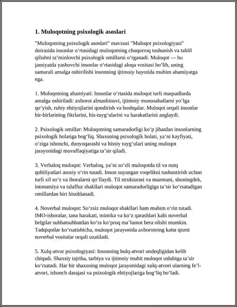 MULOQOT PISIHALOGIYASI 3