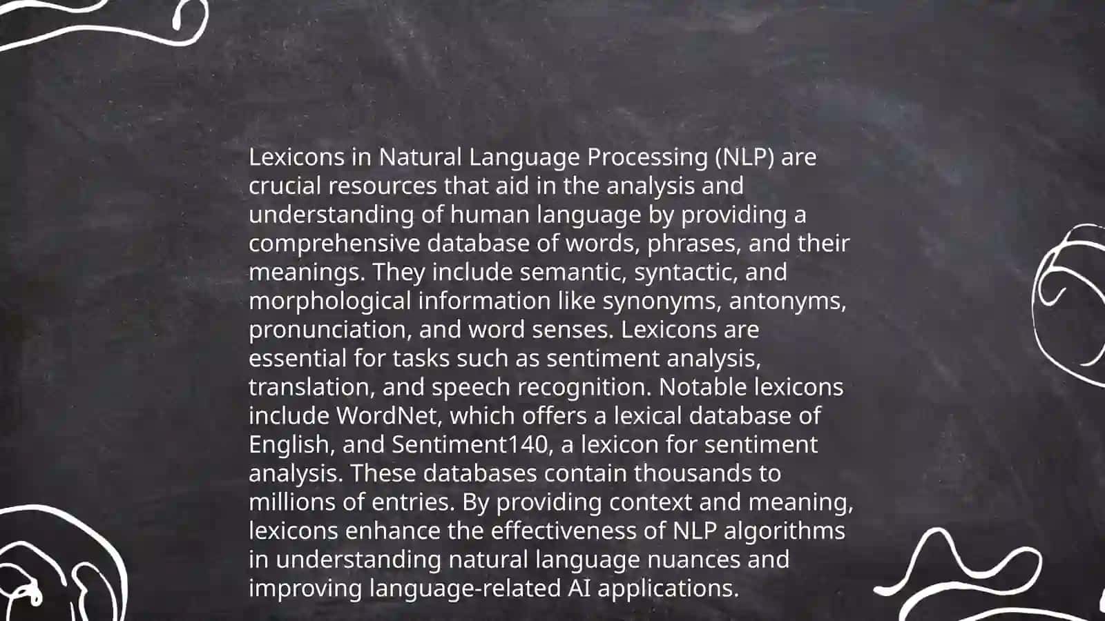 Lexicons in Natural Language Processing 3