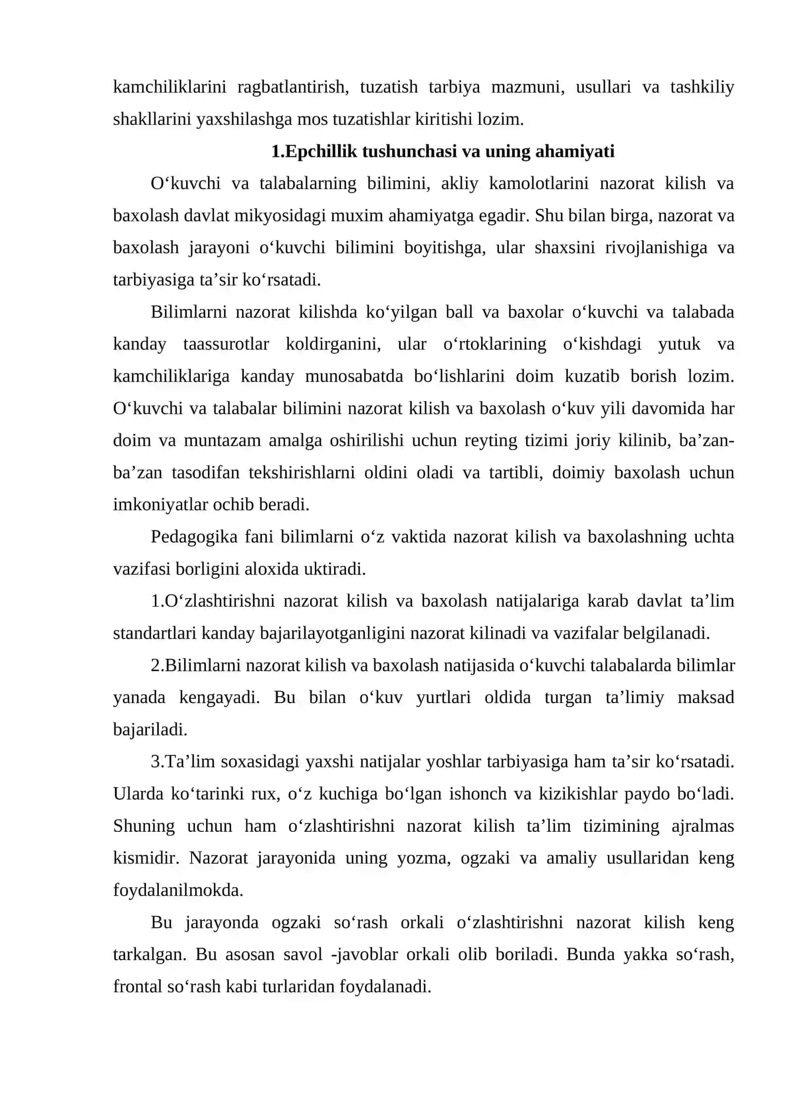 EPCHILLIK SIFATLARINI RIVOJLANTIRISHDA QOʻLLANUVCHI USULLAR 3