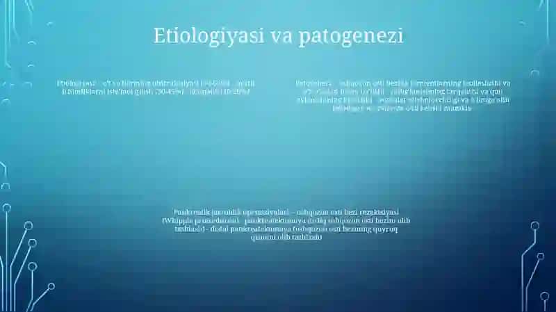 Pankratitninh Xirurgik Operatsiyalari 3