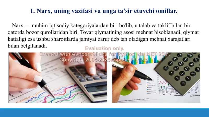 Farmasevtika mahsulotlari tannarxini shakllantirish jarayoni. Taqdimot 16 bet. 3