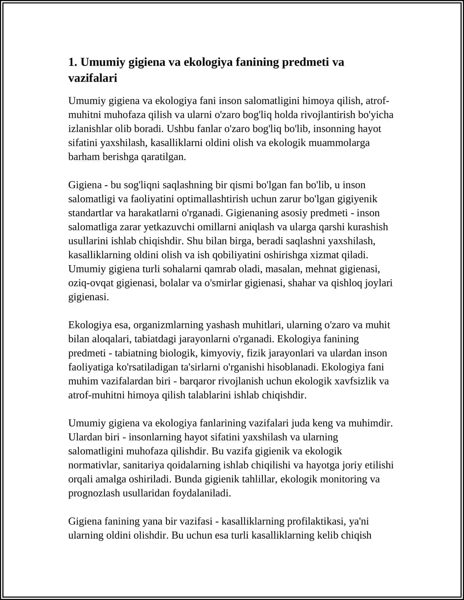 UMIMIY GIGENIYA VA IKALOGIYA FANING PREDMETI 3