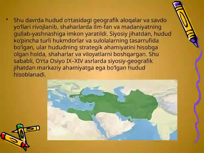 IX–XIV asrlar O‘rta Osiyo tarixiy geografiyasi 3