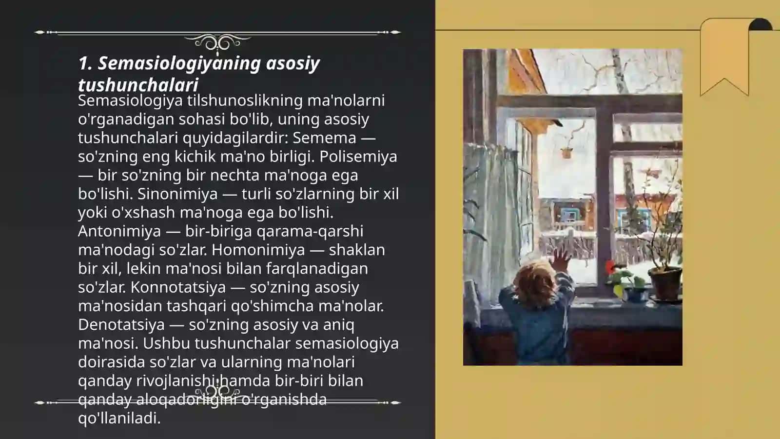 O'zbek tili semasiologiyasi Muxtorova Dilferuz 3