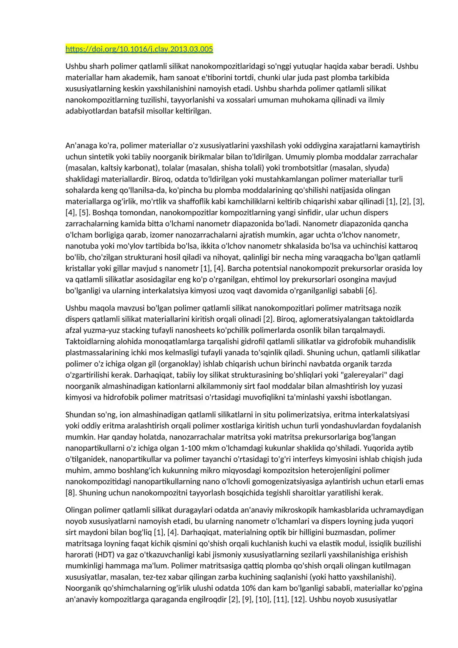 Vermikulit / polistirol nanokompozitlari 3