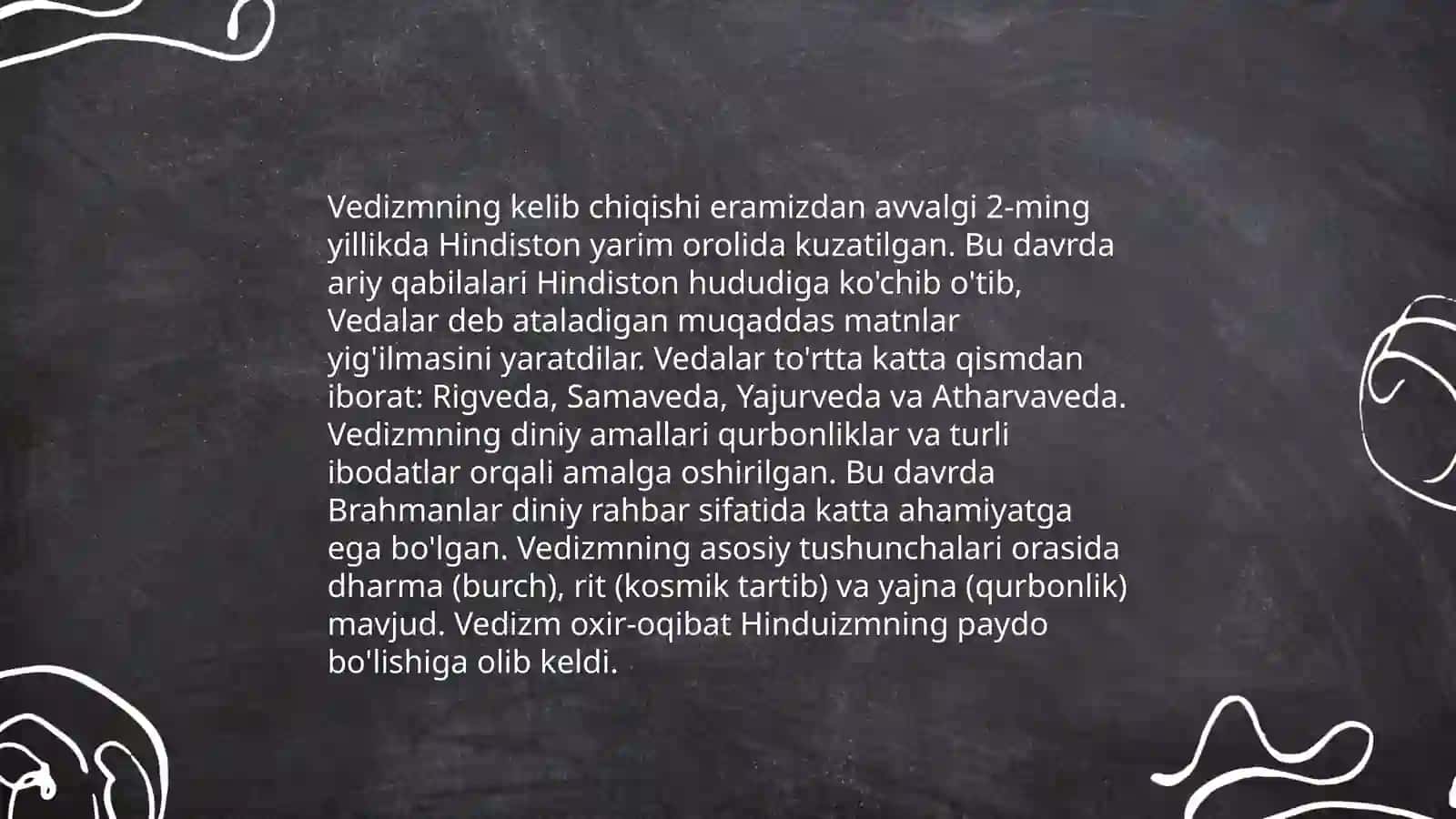 Vedizmning Dini Ta'limoti 3