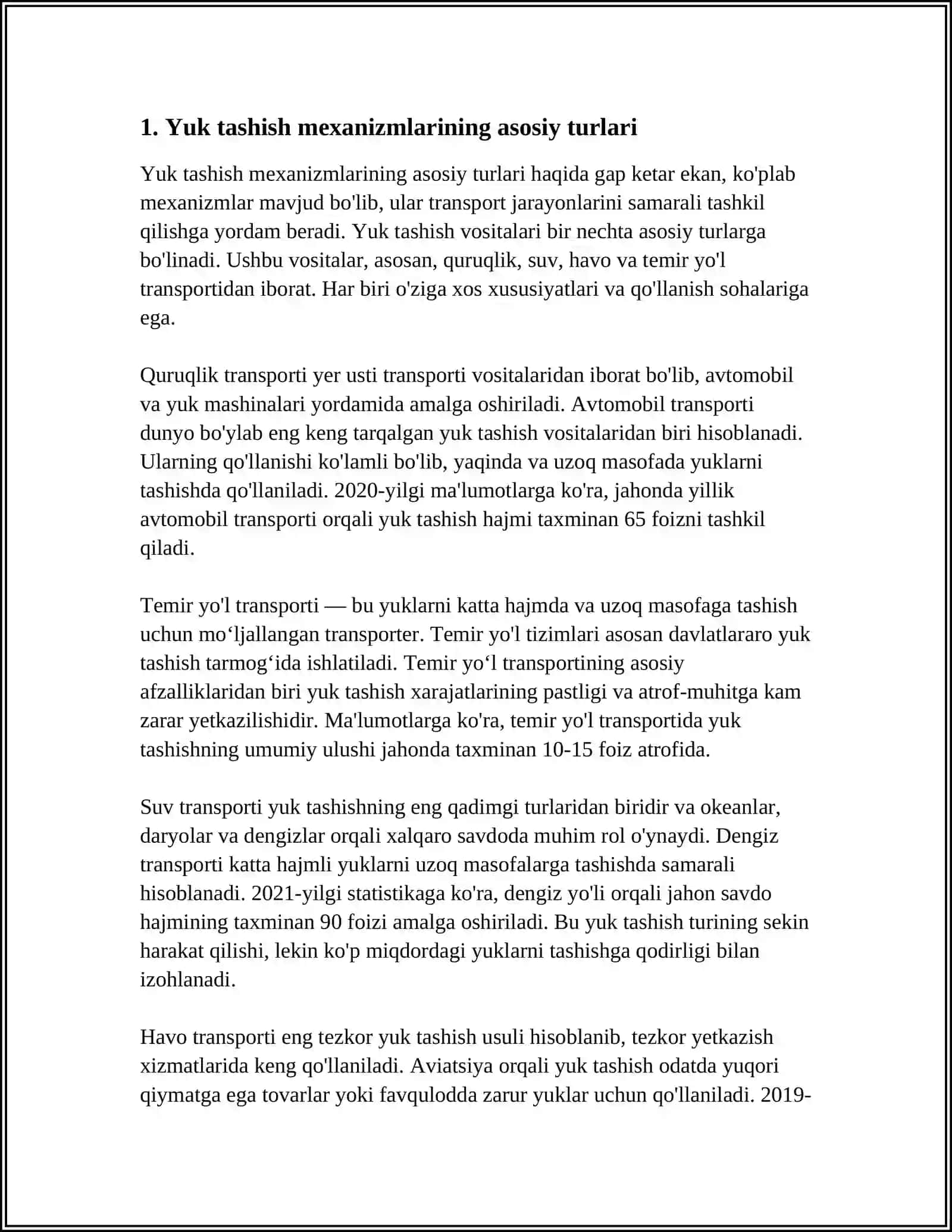 YUK TASHISH MASHINALARI MEXANIZMLARI 3