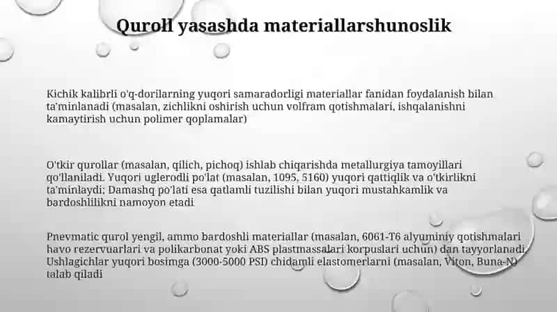 Kichik kalibrli o'q-dorilarning tuzilishi 3