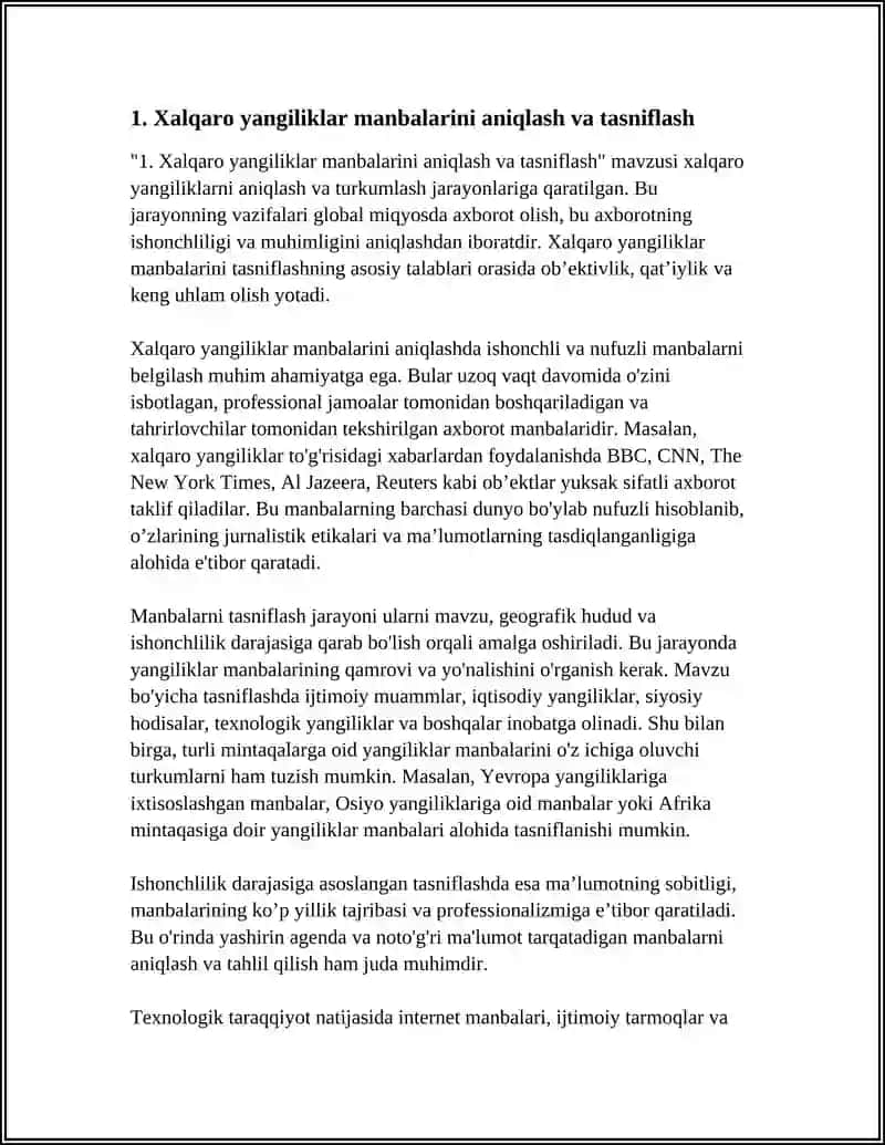Xalqaro Yangiliklar 3