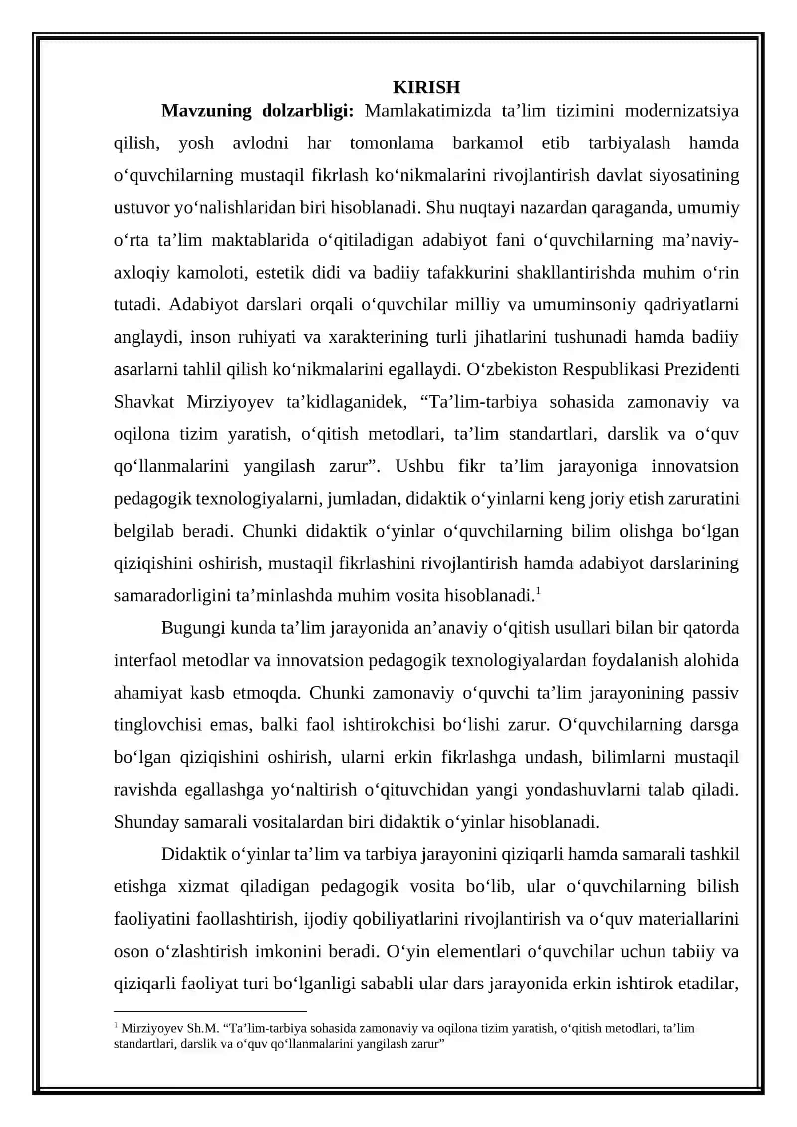 Adabiyot darslarida didaktik o‘yinlardan foydalanish 3