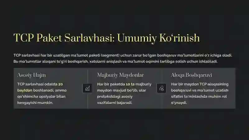 TCP Protokoli Paket Sarlavhasi va Maydonlarini Batafsil Tahlil Qilish 3