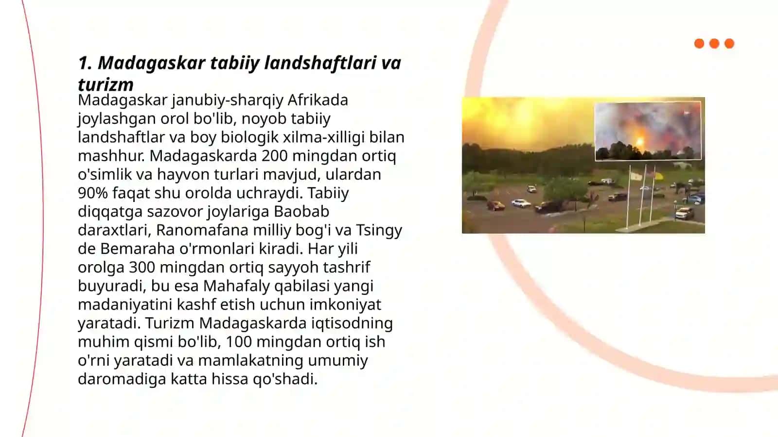 Madadaskar va Yangi Zellandiya turizm geografiyasi 3