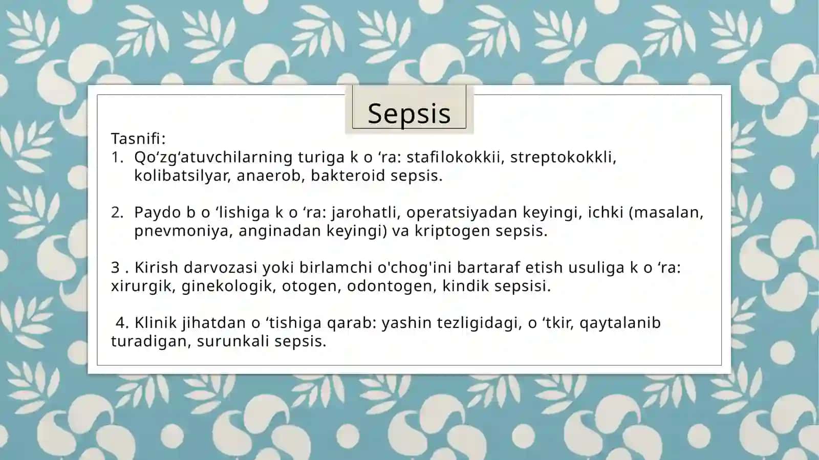 Umumiy xirurgik infeksiyalar 3