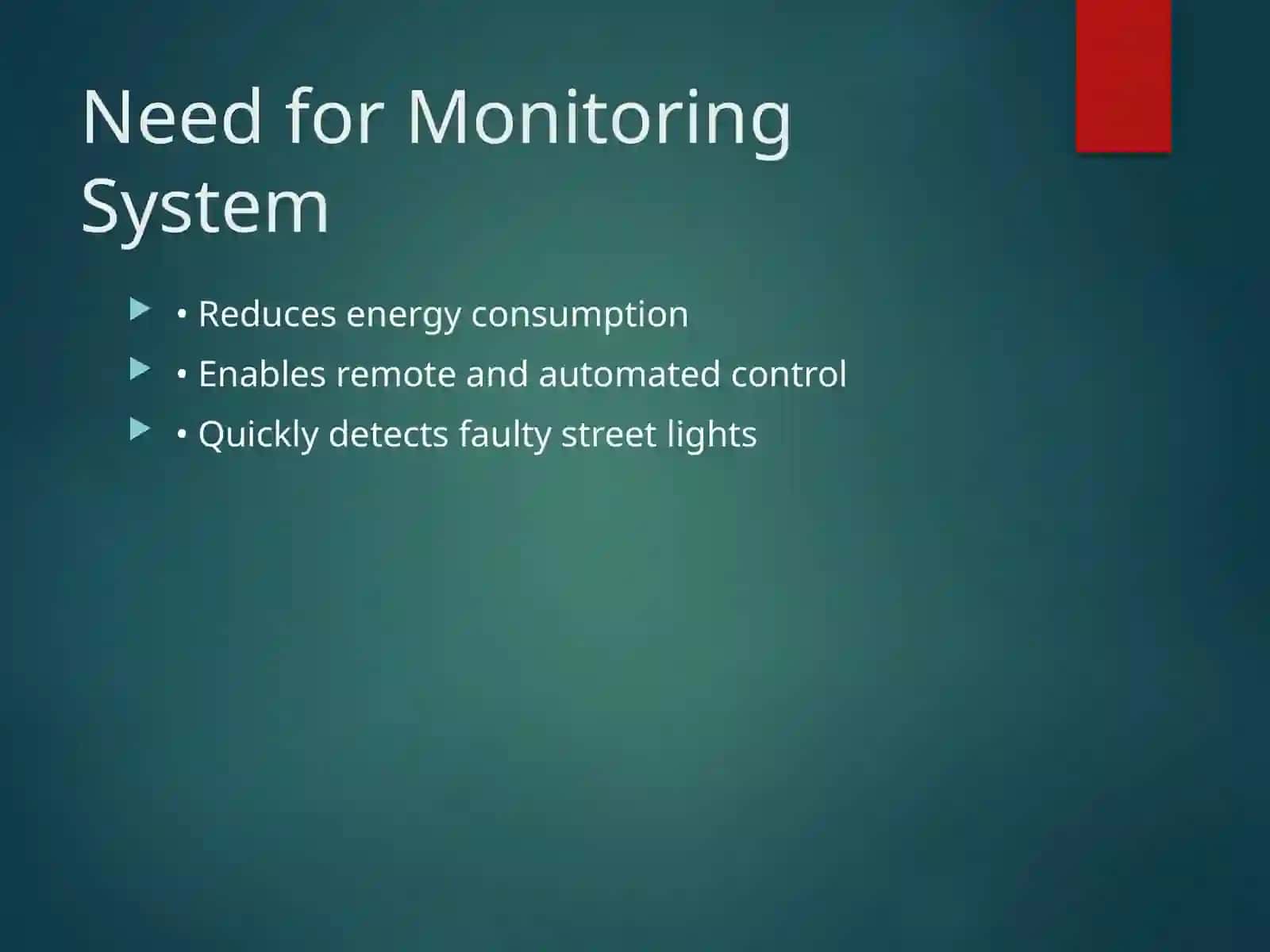 Monitoring System for Street Lights 3
