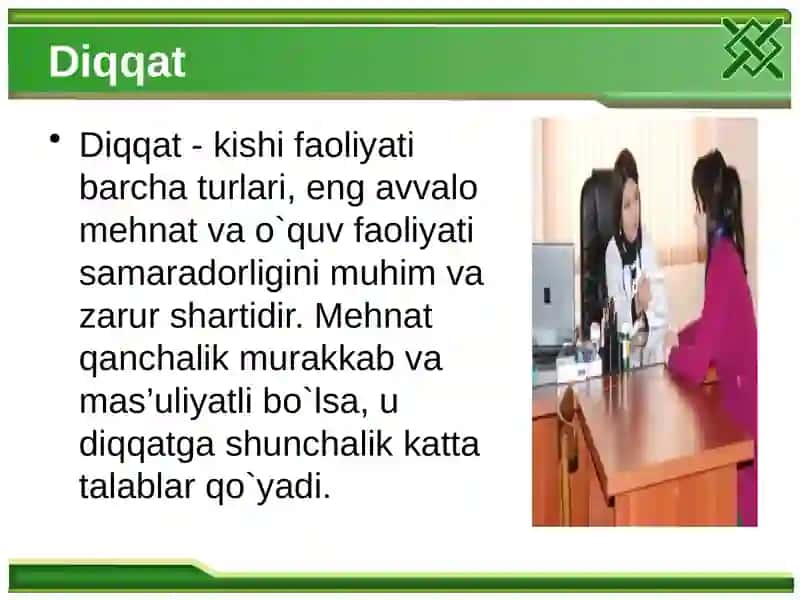 Diqqat va uning turlari 3