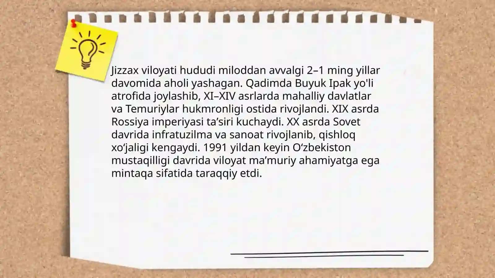 Jizzax Tarixi va Jizzax viloyati haqida ma'lumot 3