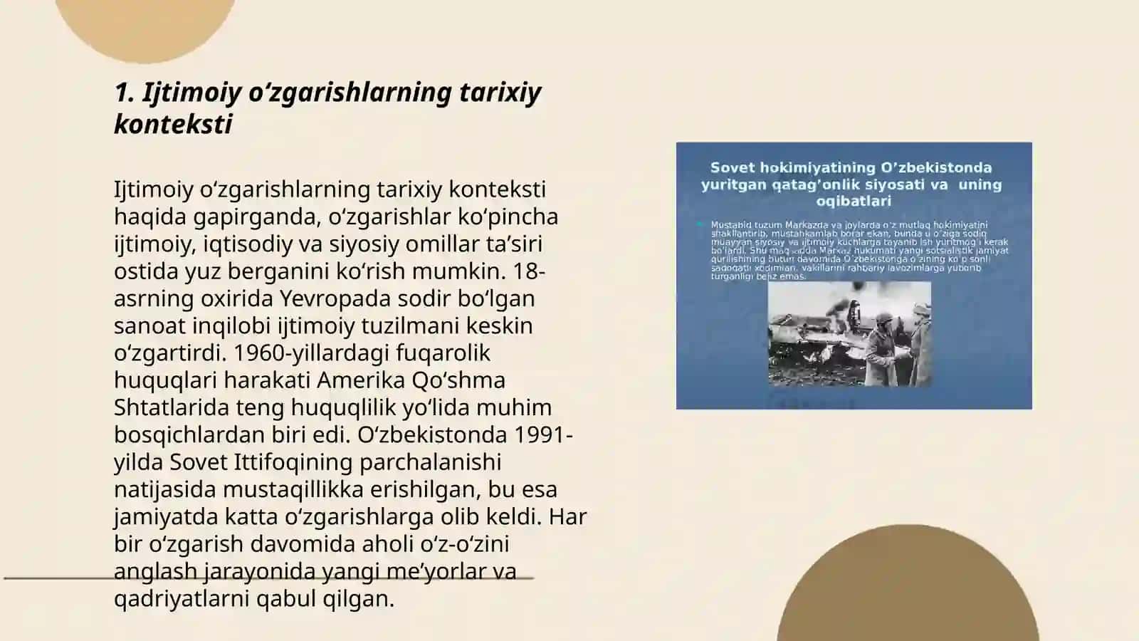 Ijtimoiy oʻzgarishlarning maʼno taraqqiyotiga taʼsiri 3