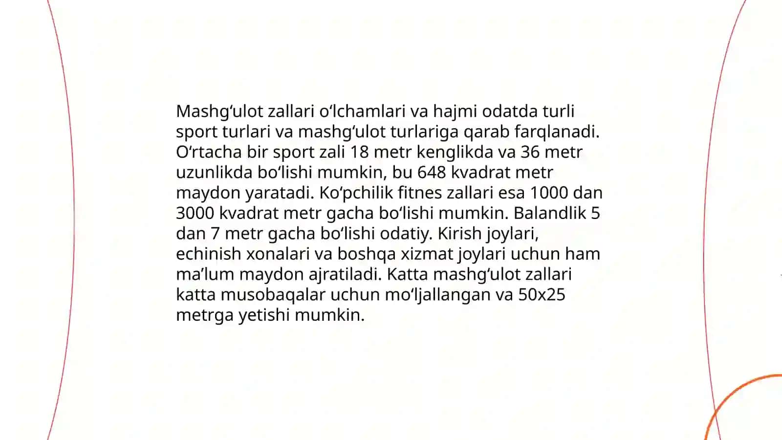 Mashg‘ulot joylari va ularni jihozlanishi 3