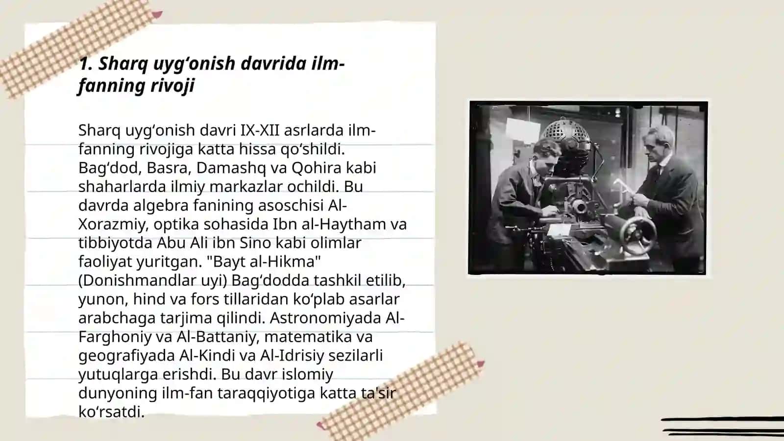 Sharq uygʻonish davrida ilm fan va pedagogika 3