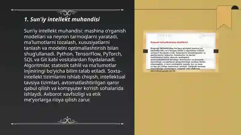 Sun'iy intellekt muhandisi 3