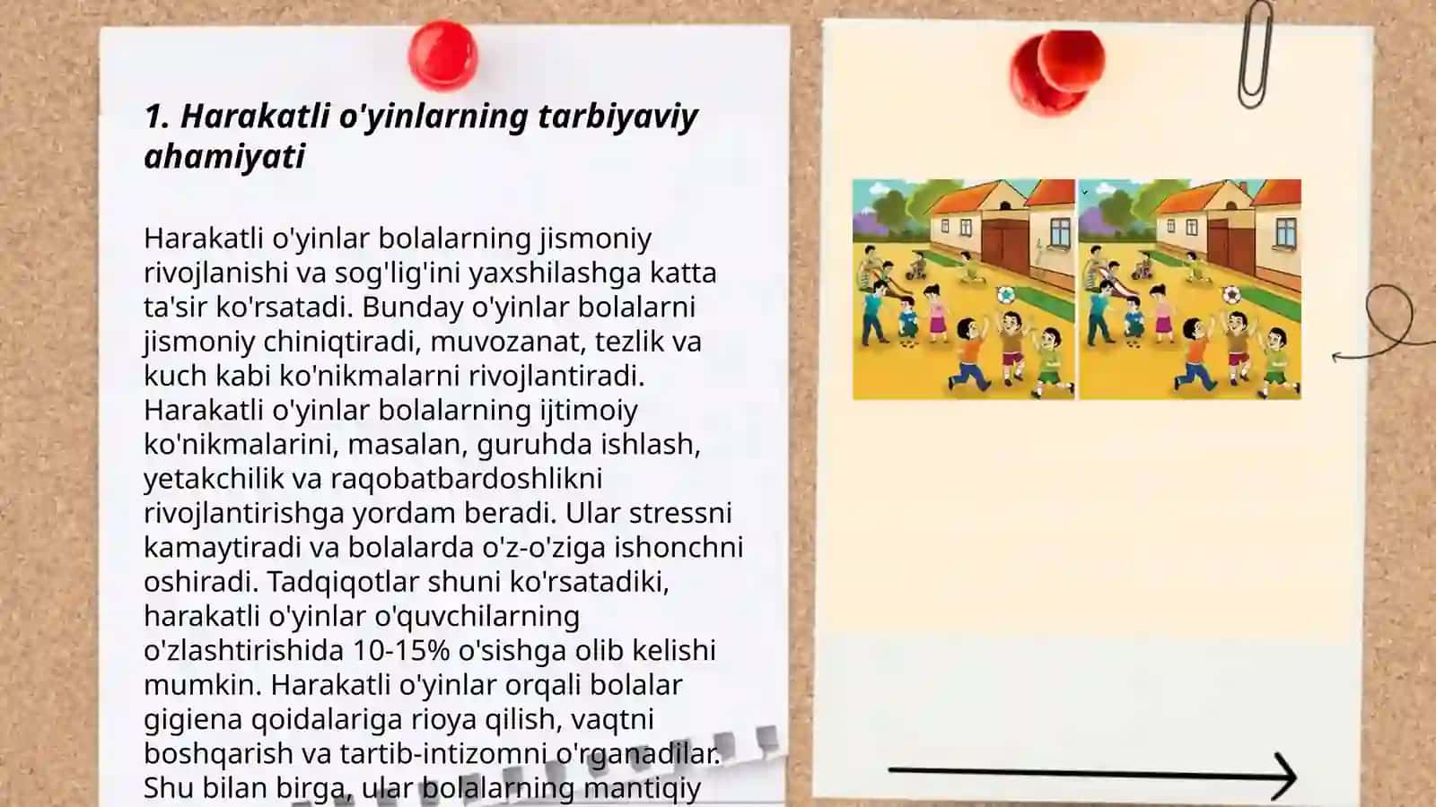 Harakatli o'yinlarni tashkil etish va o'tkazish 3