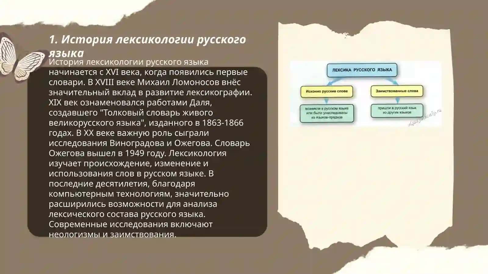 Лексикология русского языка 3