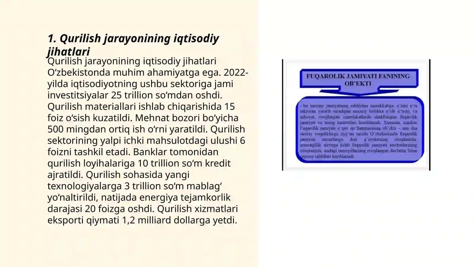 Qurilishda loyihalashtirish iqtisodiyoti va tawkil etilishi 3