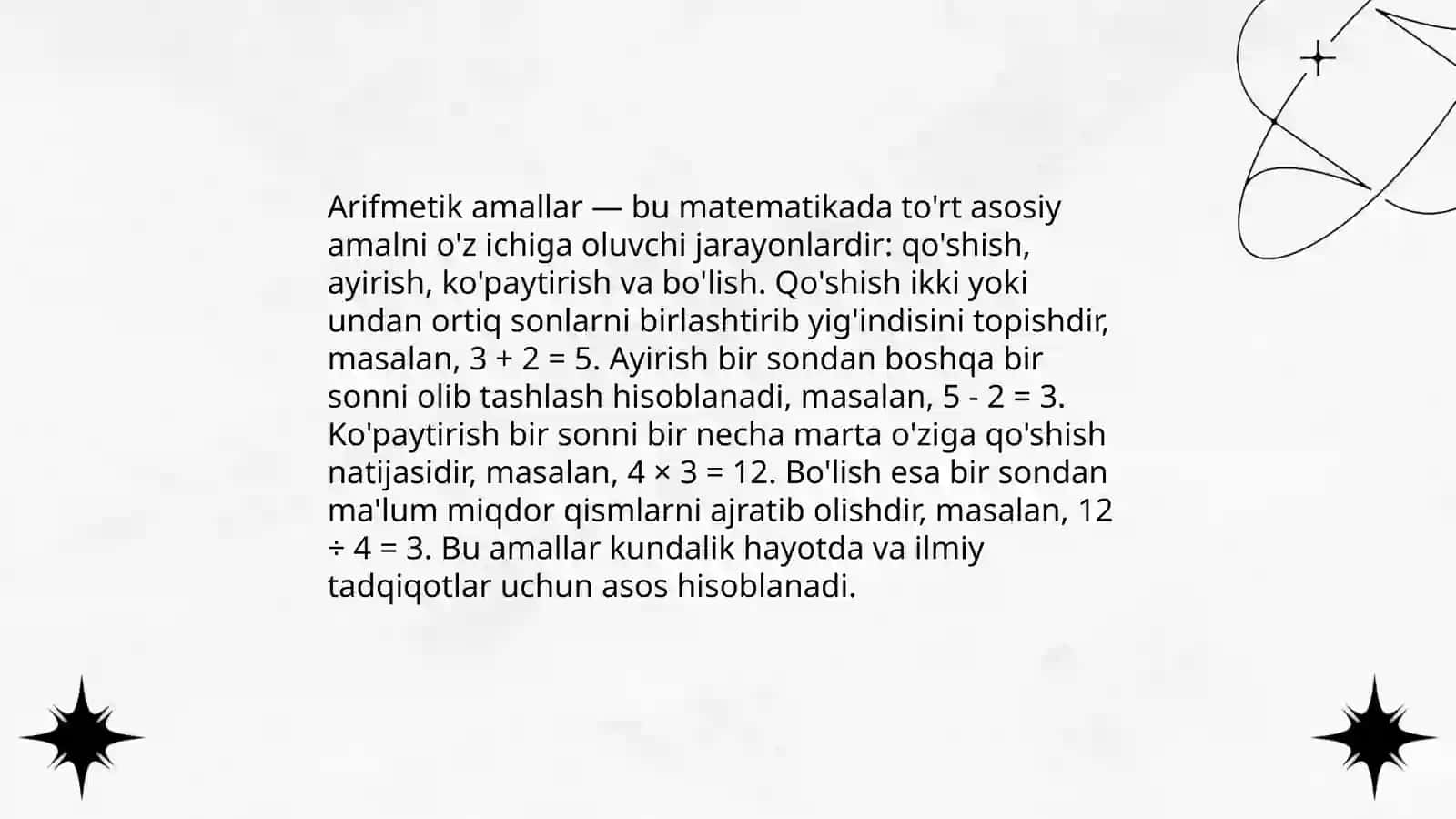 Mashina amallari 3