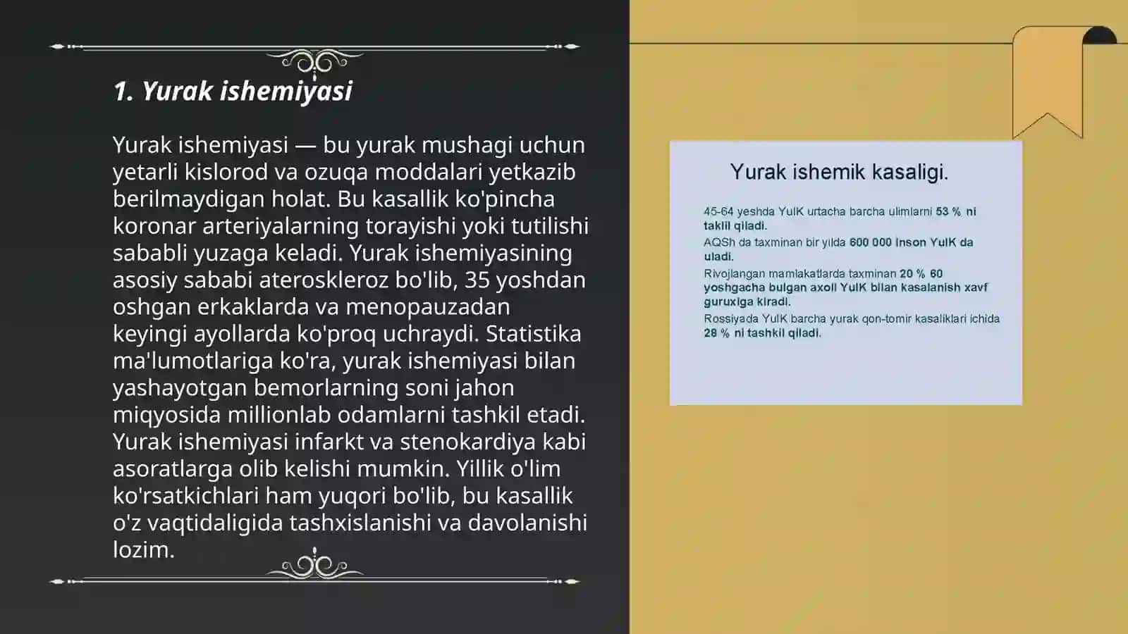 Yurak Ishemiyasi 3
