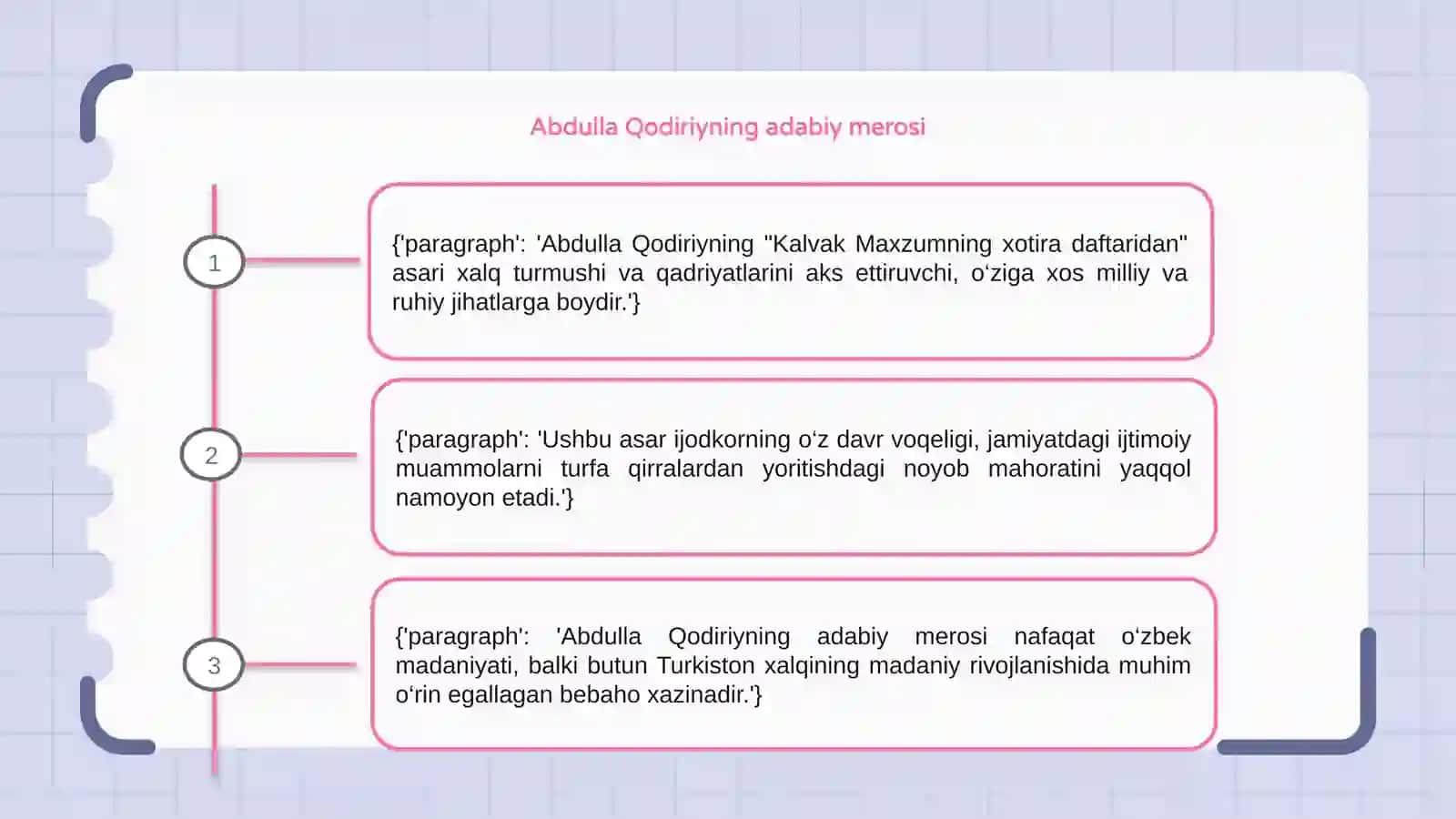 Kalvak Maxzumning xotira daftaridan 3