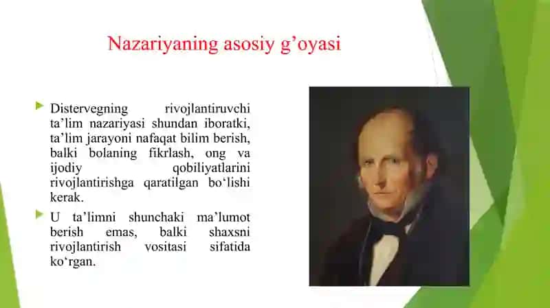 ADOLF DISTERVEGNING RIVOJLANTIRUVCHI TA’LIM NAZARIYASI. 3