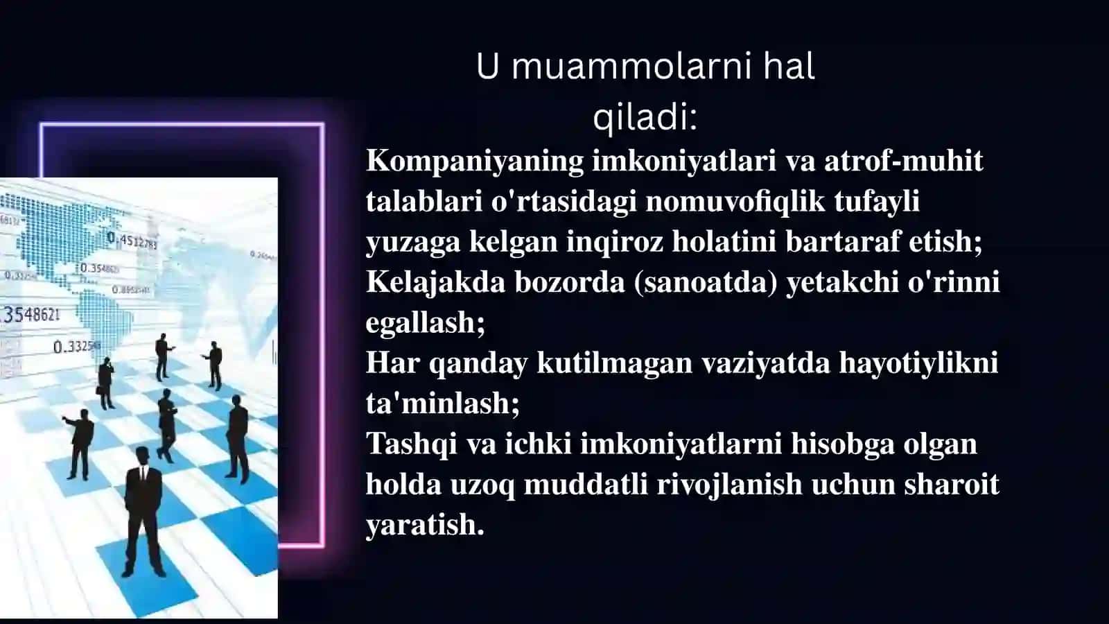 TASHKILOTNING STRATEGIK BOSHQARUVI 3