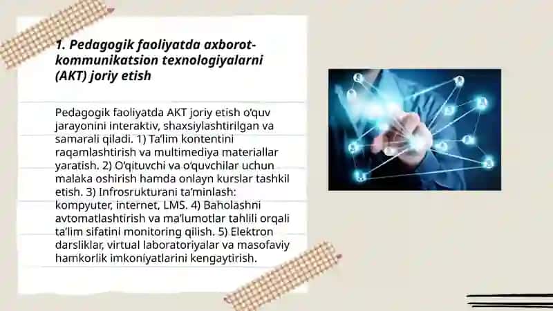 Pedagogik faoliyatida innovatsion texnologiyalardan foydalanish 3