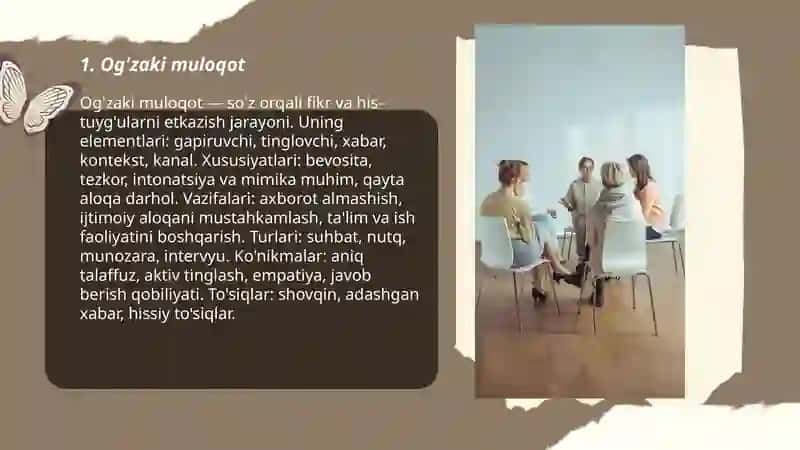 Og'zaki muloqot 3