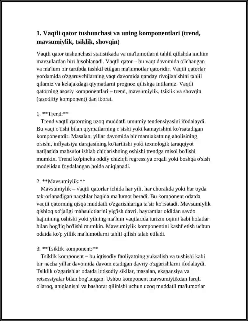 KOMPYUTERDA VAQTLI QATORLARNI TAHLIL QILISH 3