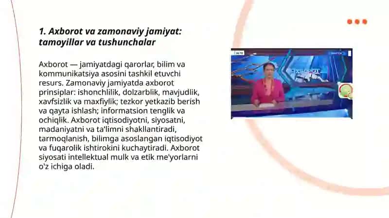 Axborotning jamyatda tutgan òrni va axamyati 3