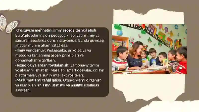 Hozirgi zamon o‘qituvchi mehnatini ilmiy asosda tashkil  etish muammolari 3