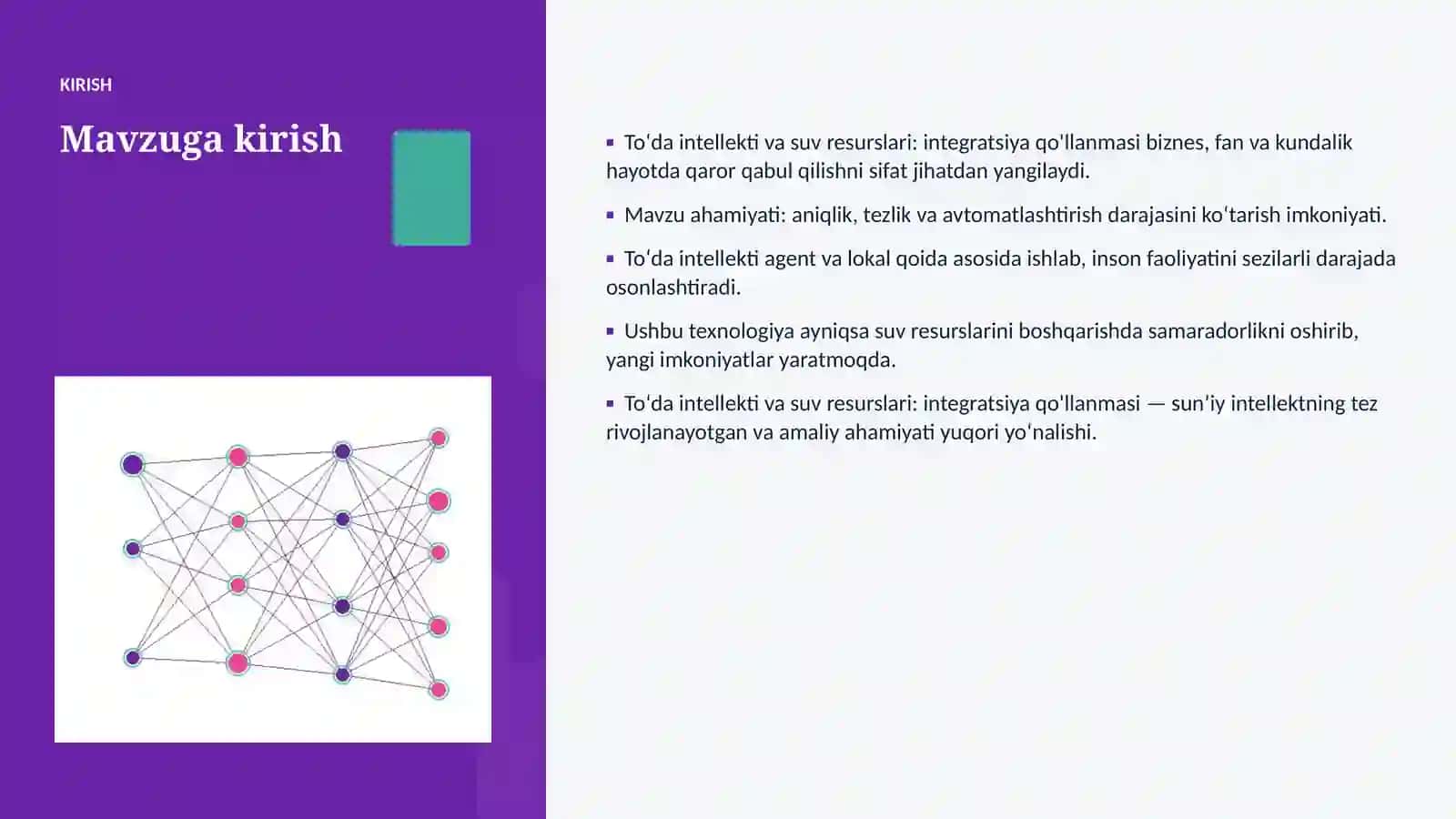 Toʻda intellekti va suv resurslari: integratsiya qo'llanmasi 3