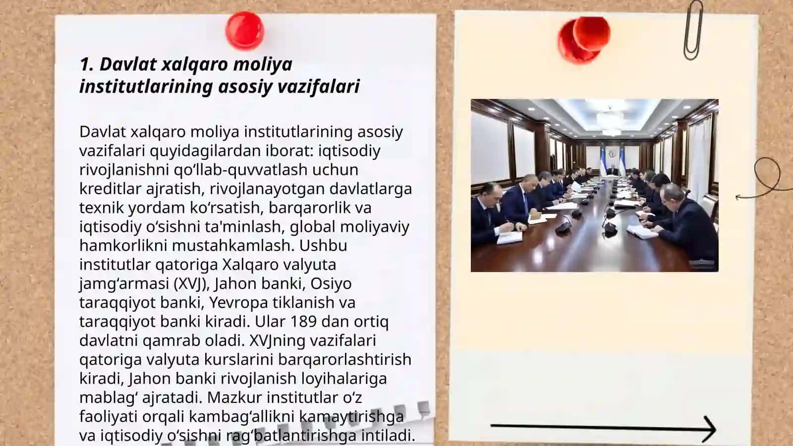 Davlat xalqaro moliya institutlarining moliya bozoridagi faoliyati va o'rni 3