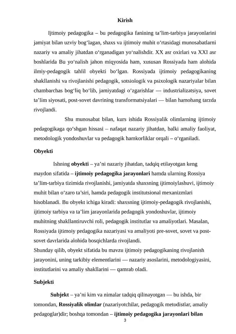 Ijtimoiy pedagogikaning rivojlanishiga hissa qoʻshgan Rossiyalik olimlar 3