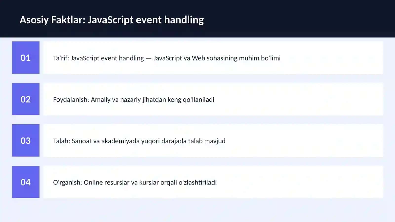 JavaScript event handling 3