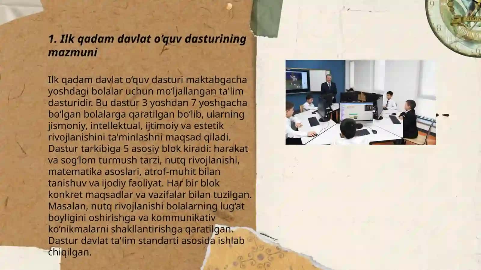 Ilk qadam davlat o‘quv dasturi 3