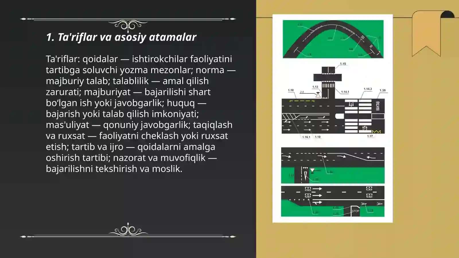 UMUMIY QOIDALAR.QOIDALARDA QO'LLANILGAN ASOSIY TUSHUNCHA VA ATAMALAR 3