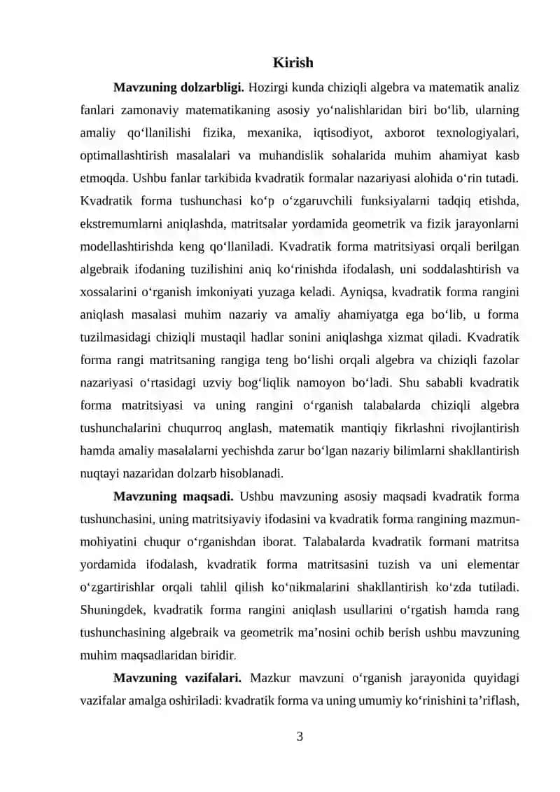 Matritsa tushunchasi 3